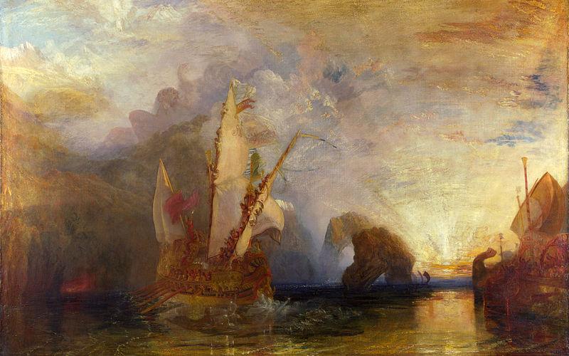 Joseph Mallord William Turner Ulysses deriding Polyphemus oil painting image